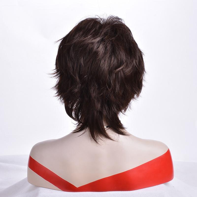 10 Inches Straight Short Wig with Bangs - Image 2