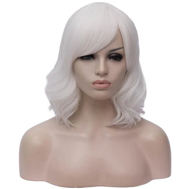 14 Inches Short Wig with Bangs