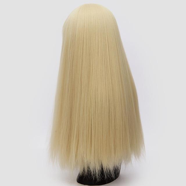 22 Inches Long Straight Wig with Bangs - Image 2