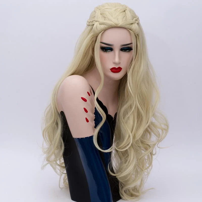 26 Inches Long Curly Braided Wig - Image 2