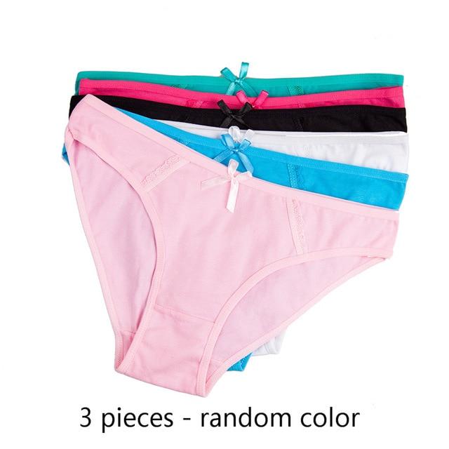 3 Pcs Sissy Lace Cotton Panties - Image 5