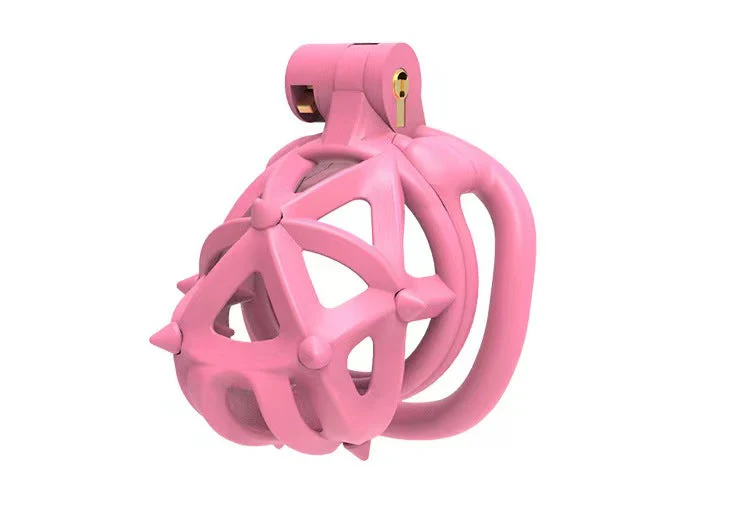 3D Double Headed Soft Spikes Breathable Chastity Cage - Image 2