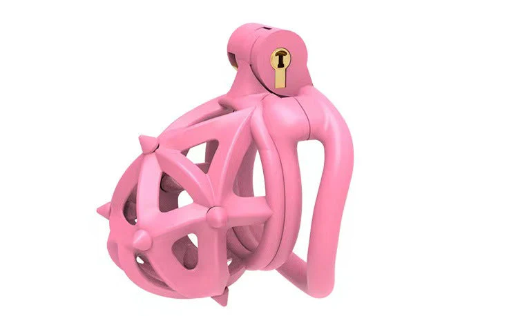 3D Double Headed Soft Spikes Breathable Chastity Cage - Image 3