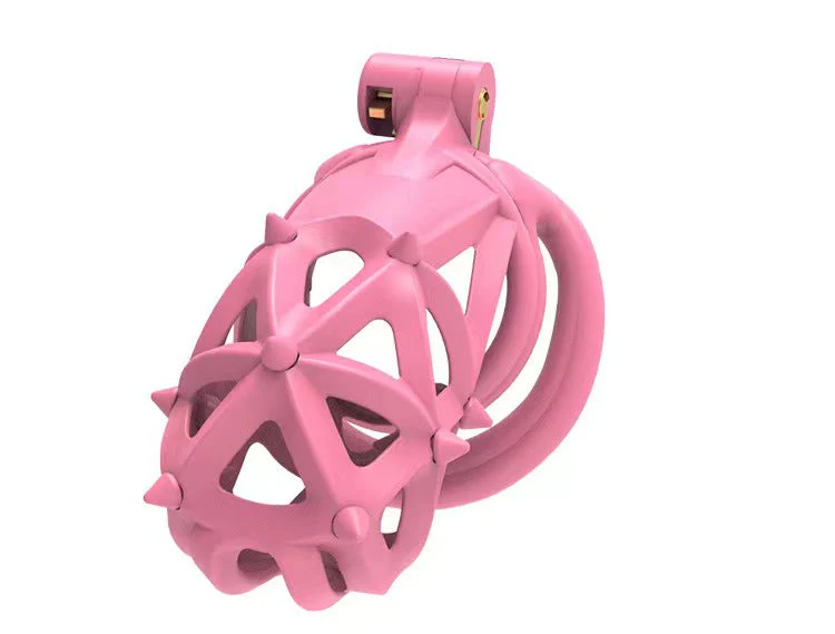 3D Double Headed Soft Spikes Breathable Chastity Cage - Image 4