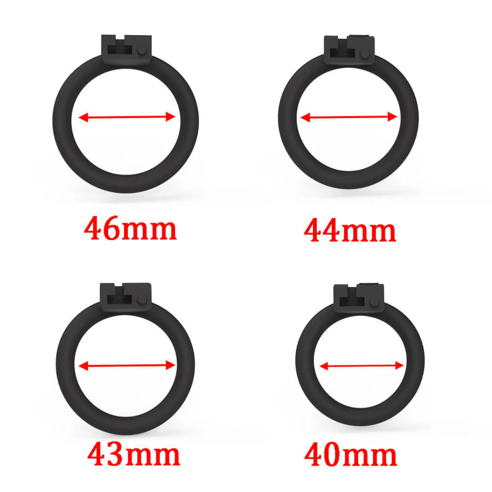 3D Small Chastity Cage with 4 rings - Image 5