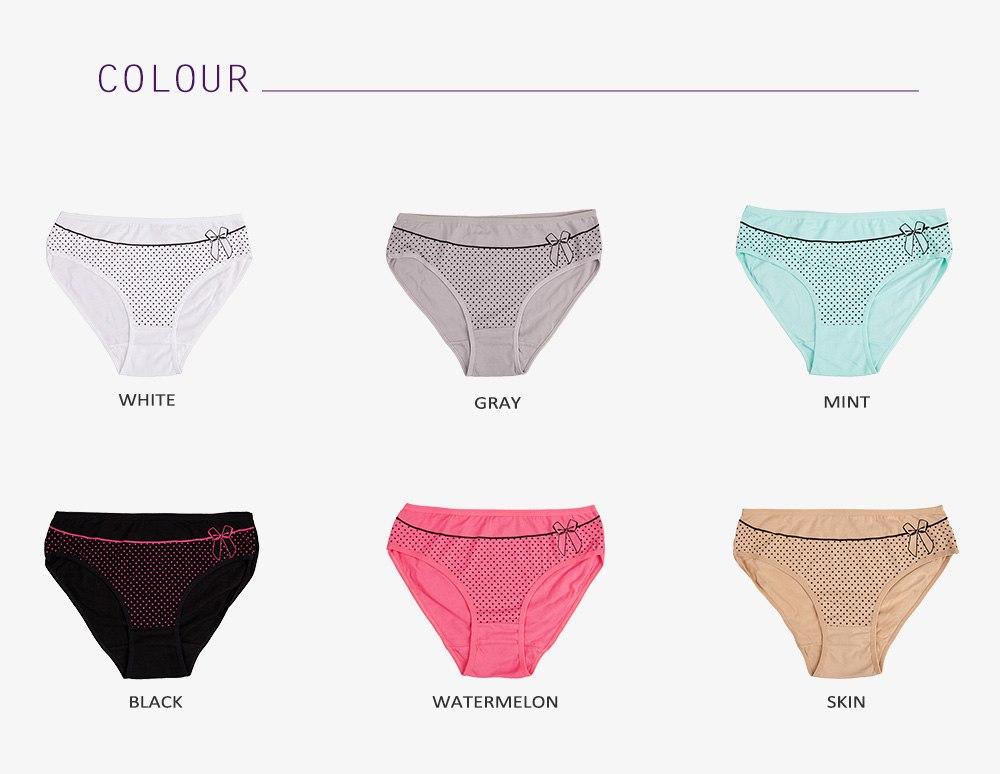 6 Pcs Dotted Sissy Panties - Image 2