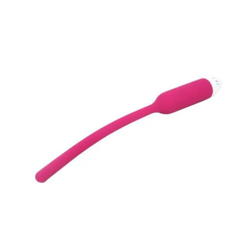 7-Speed Black Vibrating Silicone Penis Plug - Image 6