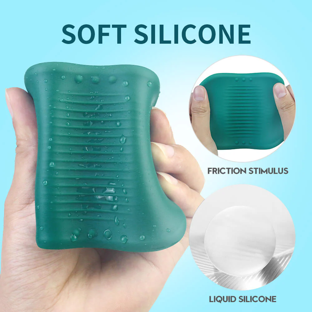 9 Vibration Half Wrapped Penis Exercise Cup - Image 3