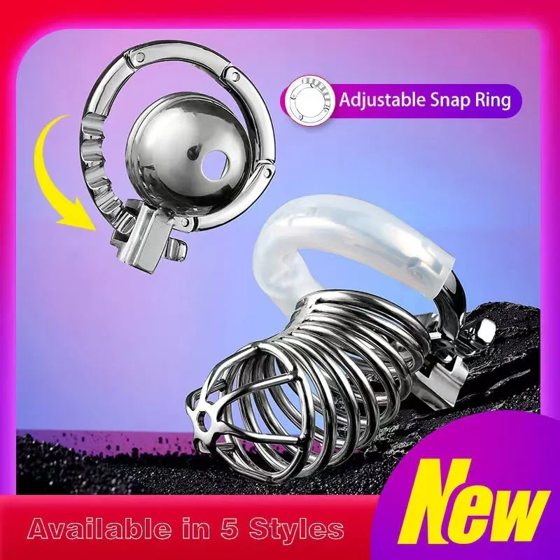 Adjustable Steel Chastity Lock - Image 4