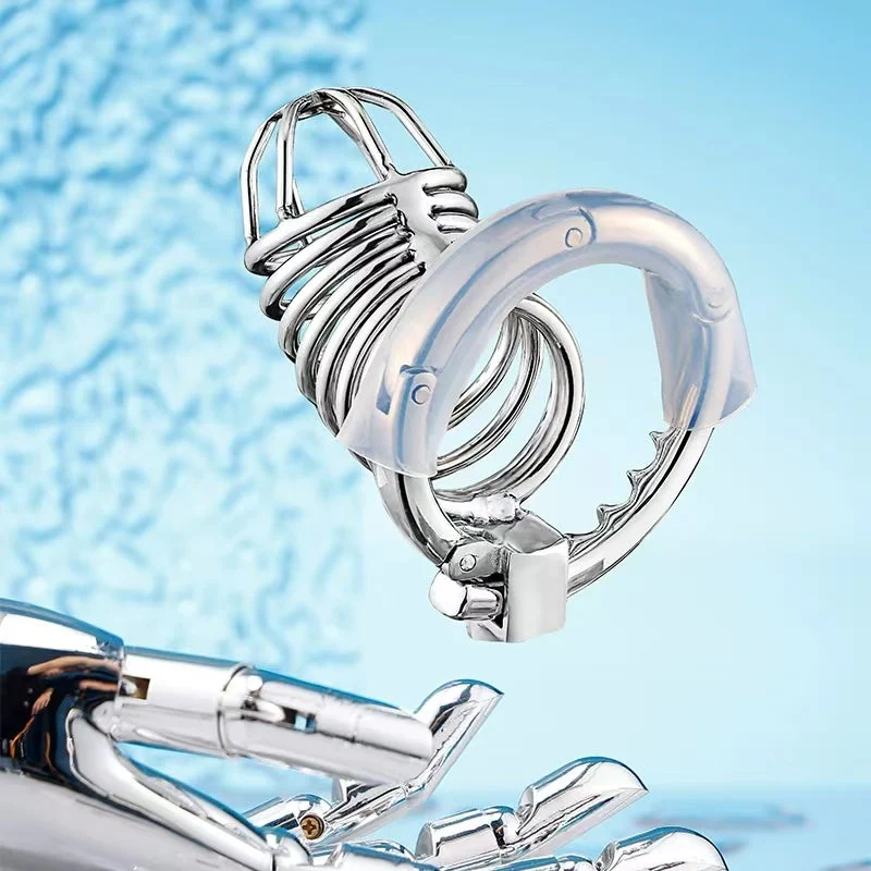 Adjustable Steel Chastity Lock - Image 6
