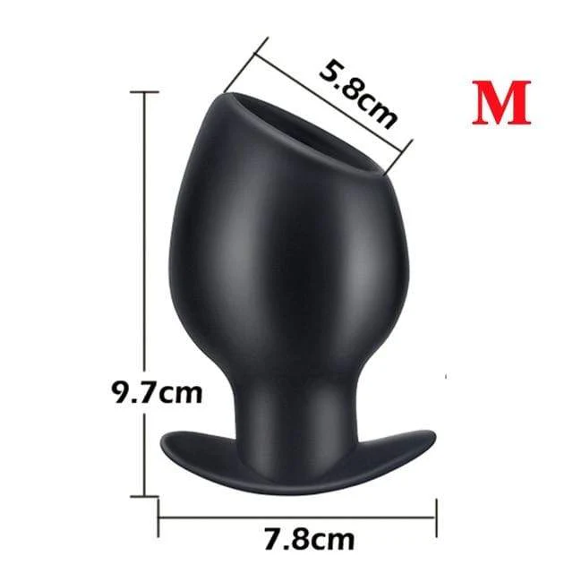 Anal Dilator Hollow Butt Plug Silicone - Image 2