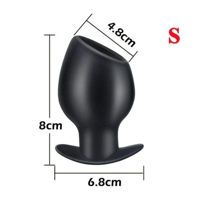 Anal Dilator Hollow Butt Plug Silicone - Image 3