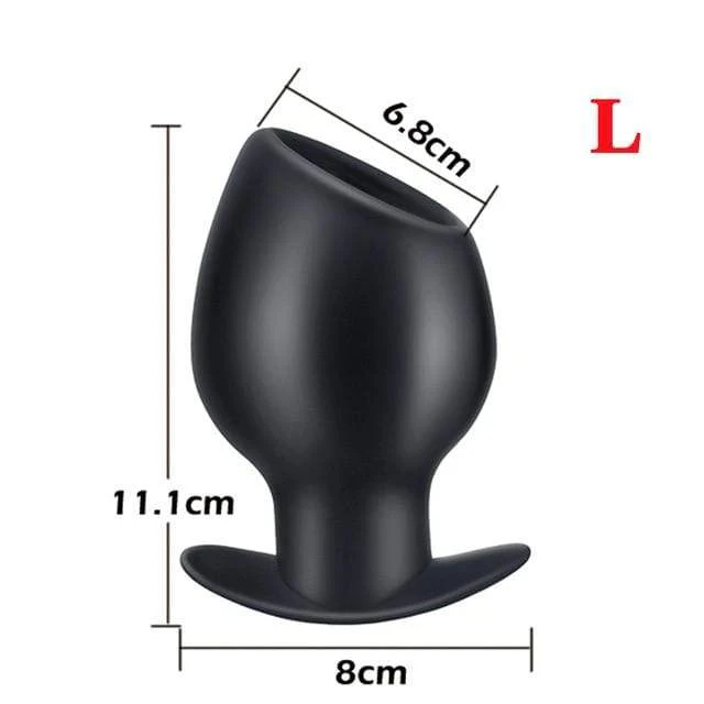 Anal Dilator Hollow Butt Plug Silicone - Image 5