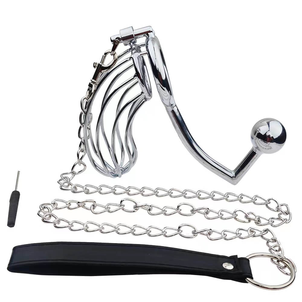 Anal Hook Set Ring Hook Banana Chastity Device - Image 6