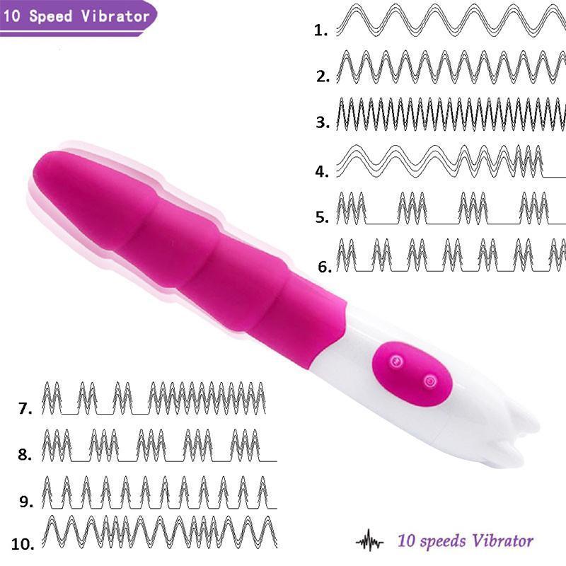 10 Speed Anal Plug Vibrating Dildo - Image 5
