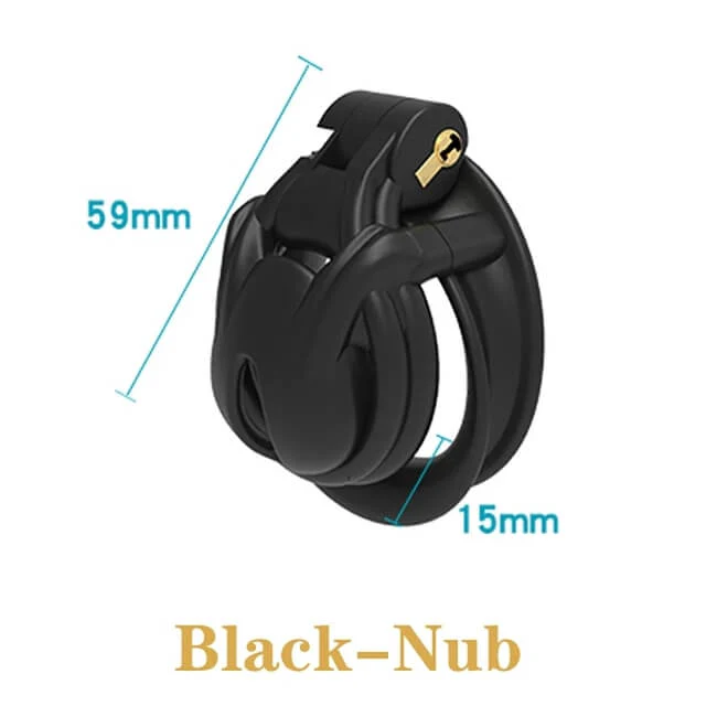 Arc Mamba Chastity Cage Chastity Device with 4 Rings - Image 2