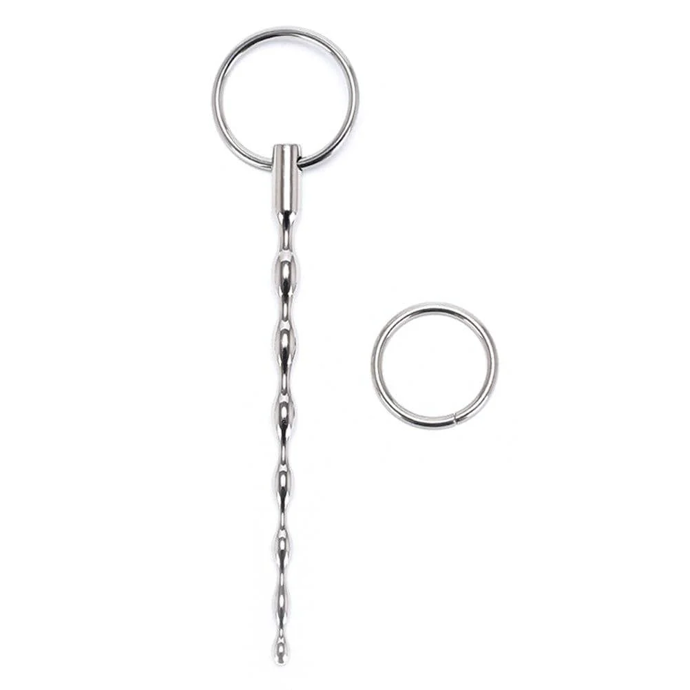 Beaded Prince Wand With Cock Ring 5.12 Inches to 5.31 Inches Long - Image 5