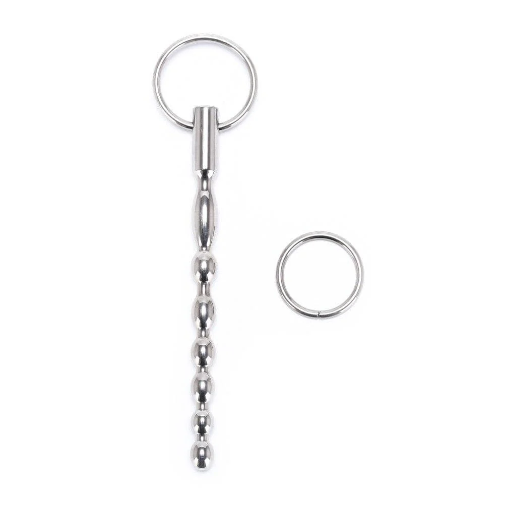 Beaded Prince Wand With Cock Ring 5.12 Inches to 5.31 Inches Long - Image 7