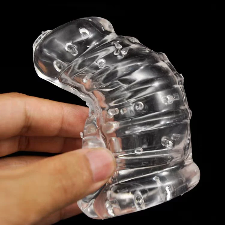 Soft Silicone Chastity Cage 3.94 inches long - Image 3