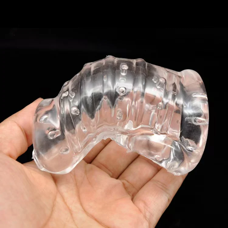 Soft Silicone Chastity Cage 3.94 inches long - Image 4