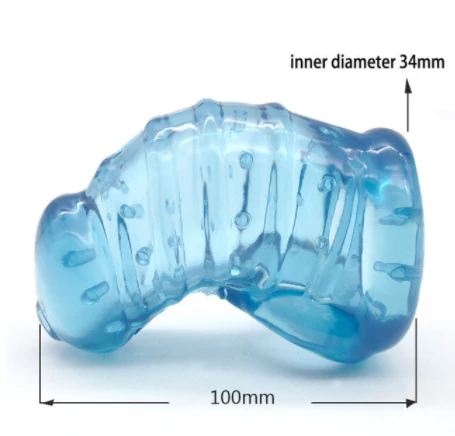 Soft Silicone Chastity Cage 3.94 inches long - Image 5