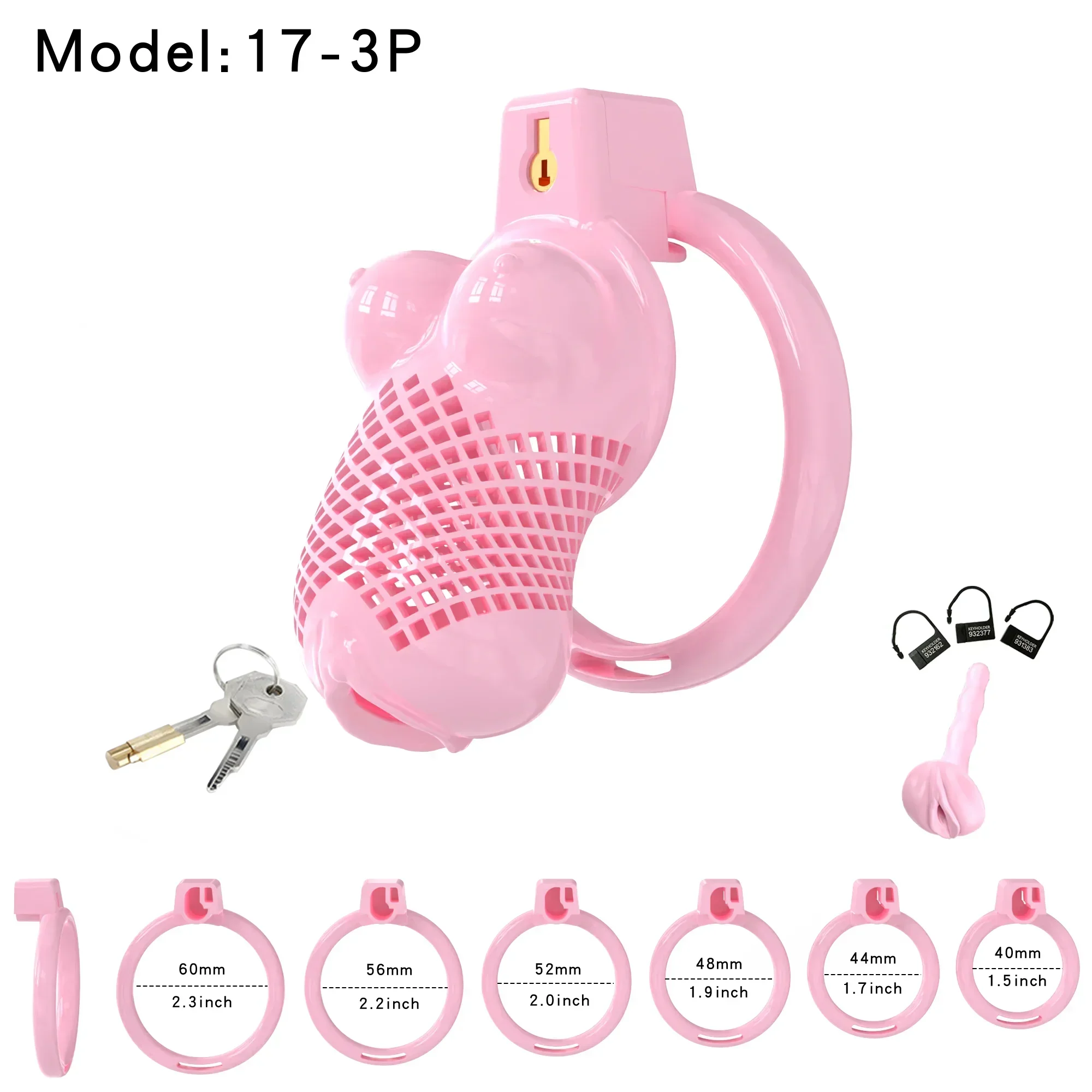 BIG BOOBS Male Chastity Cage - Image 10