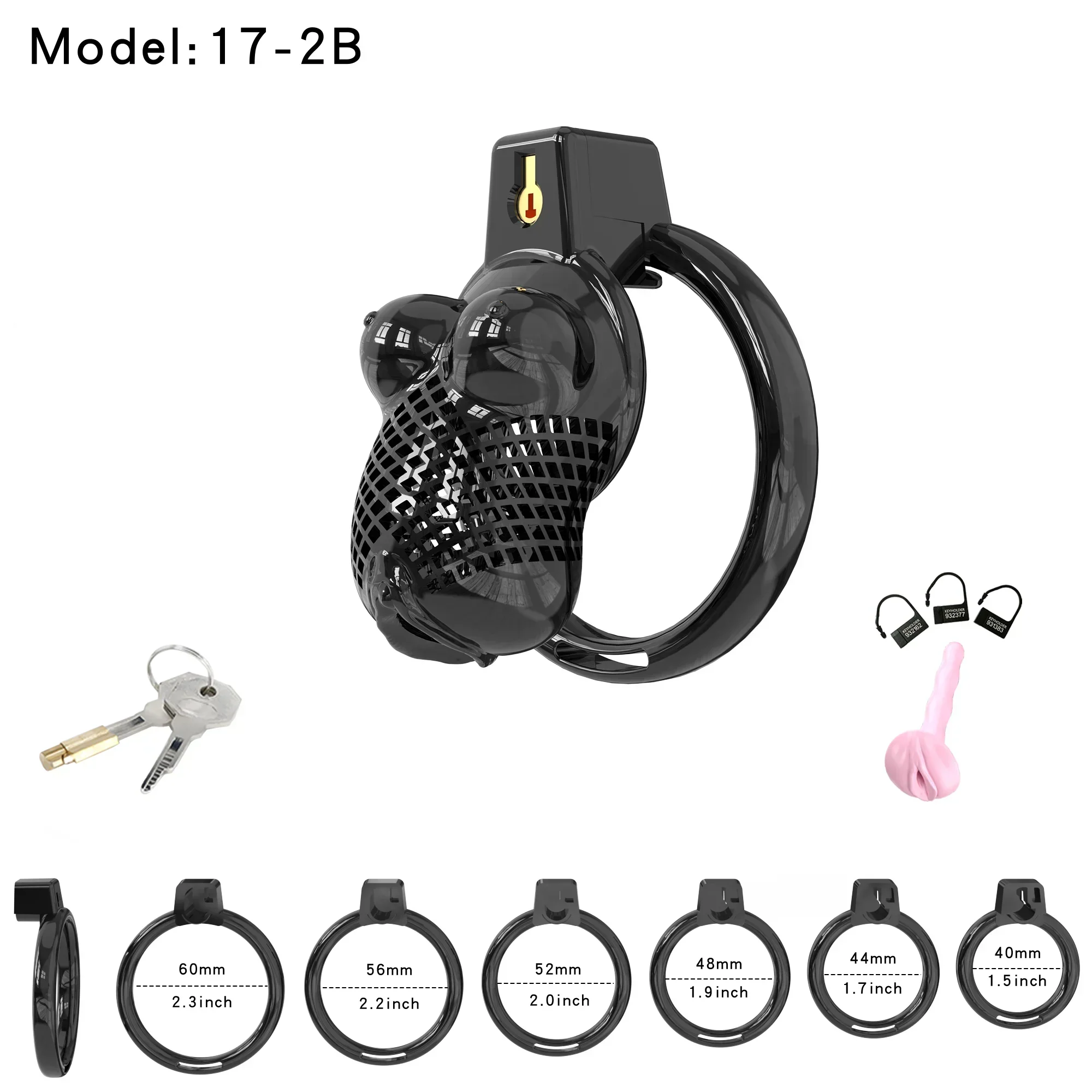 BIG BOOBS Male Chastity Cage - Image 12