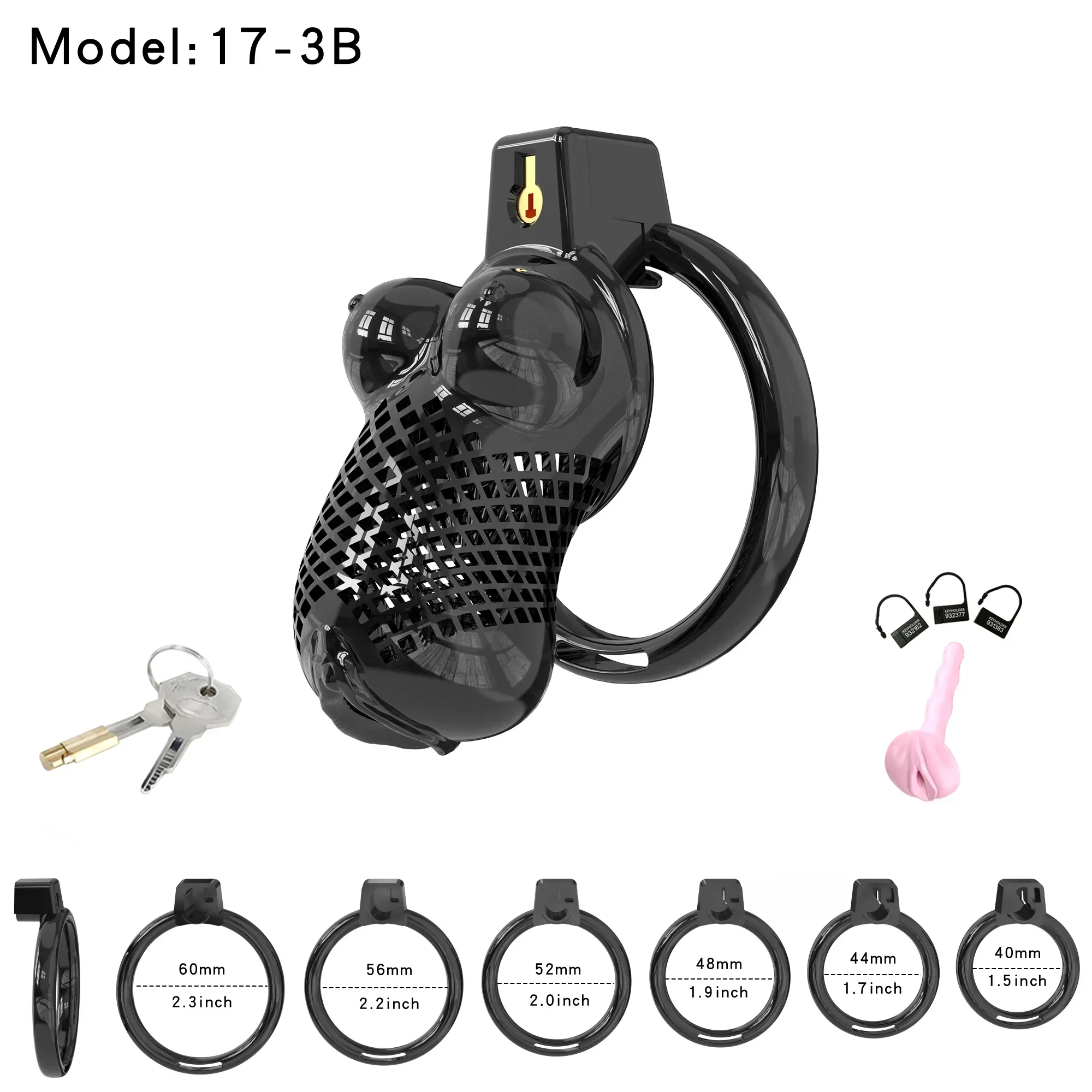 BIG BOOBS Male Chastity Cage - Image 13
