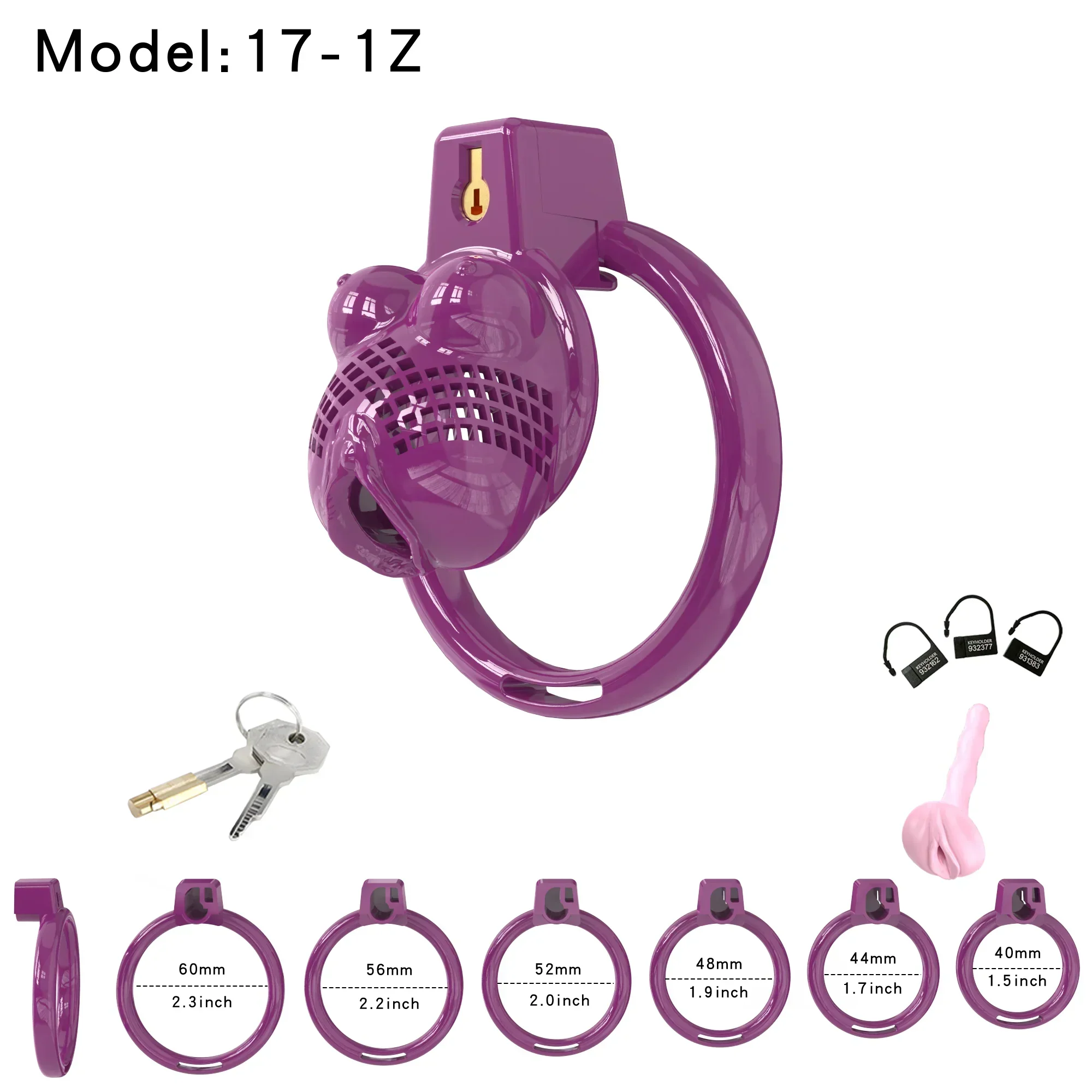 BIG BOOBS Male Chastity Cage - Image 14