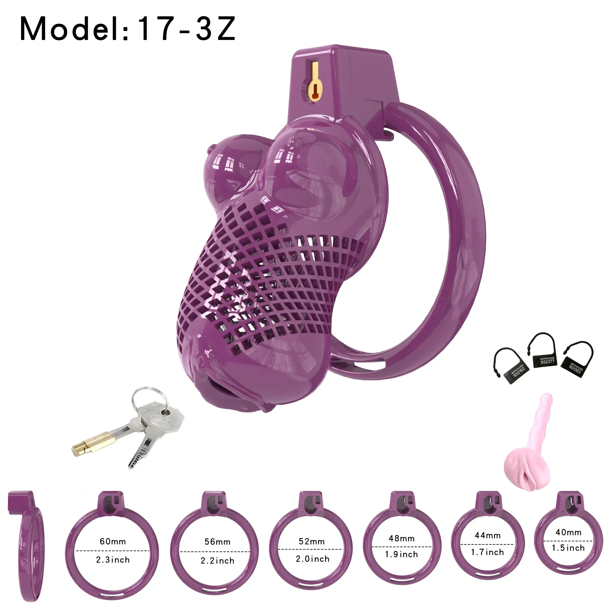 BIG BOOBS Male Chastity Cage - Image 16