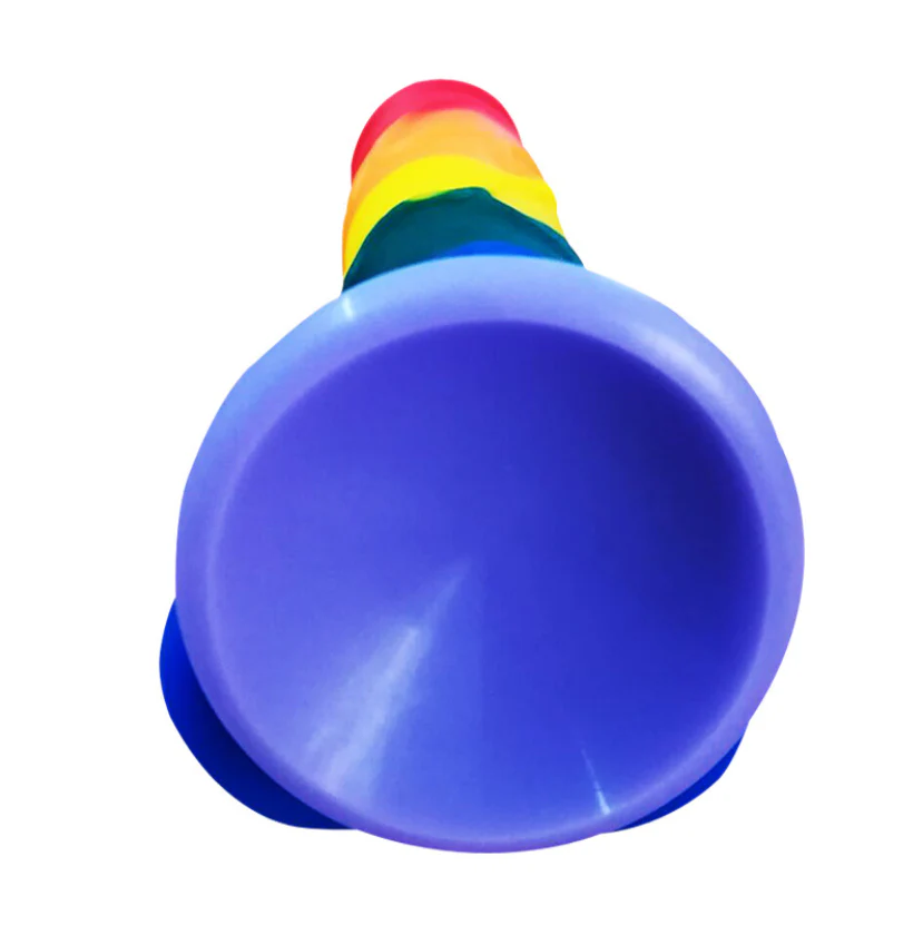 Big Colorful Dildo With Suction Cup - Image 3
