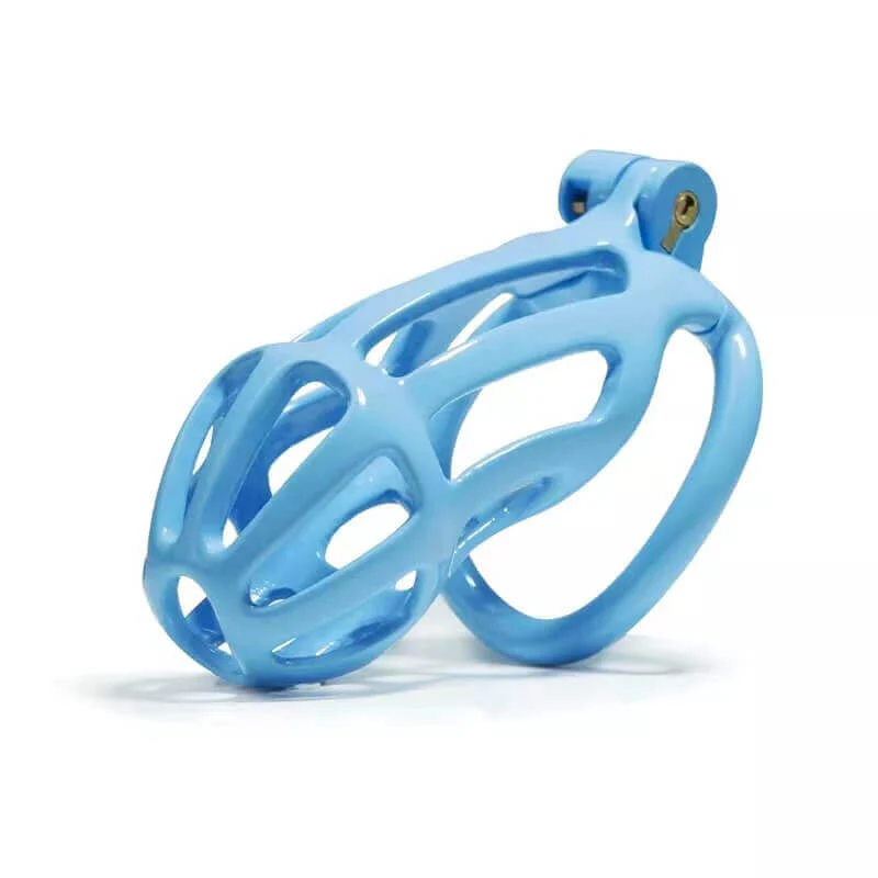 Blue Stripe Mamba Chastity Cage Kit 1.77 To 4.13 Inches Long 2026 Edition - Image 6