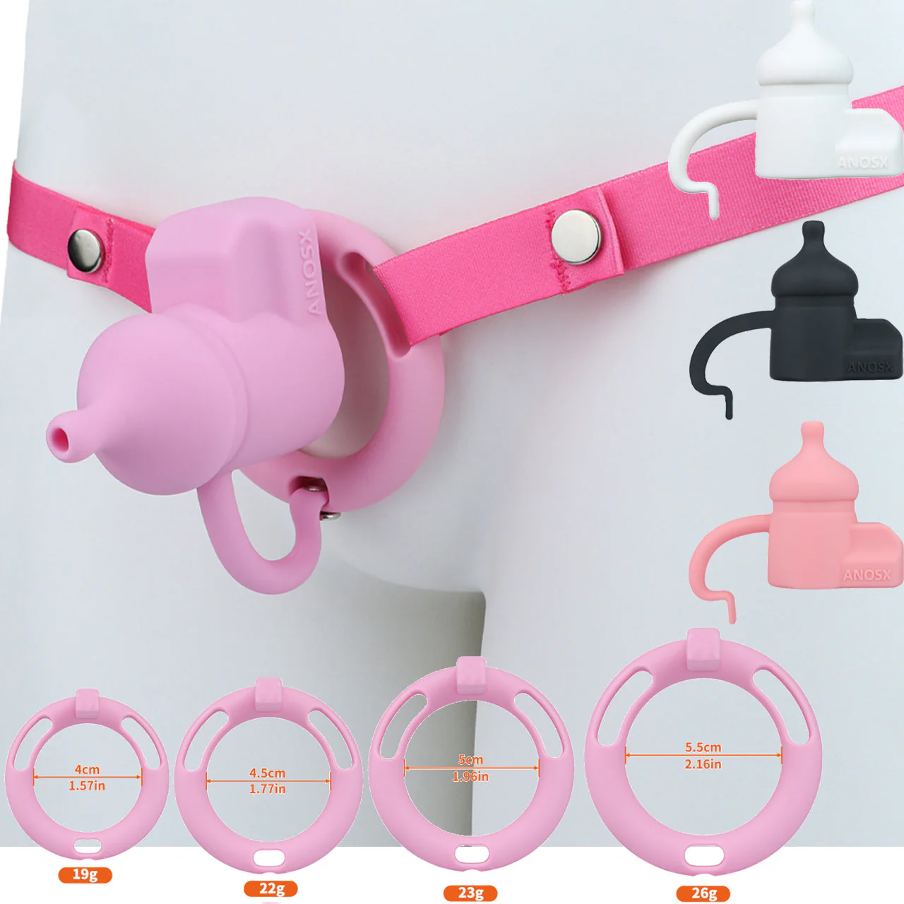 Bottle Silicone Chastity Cage - Image 12