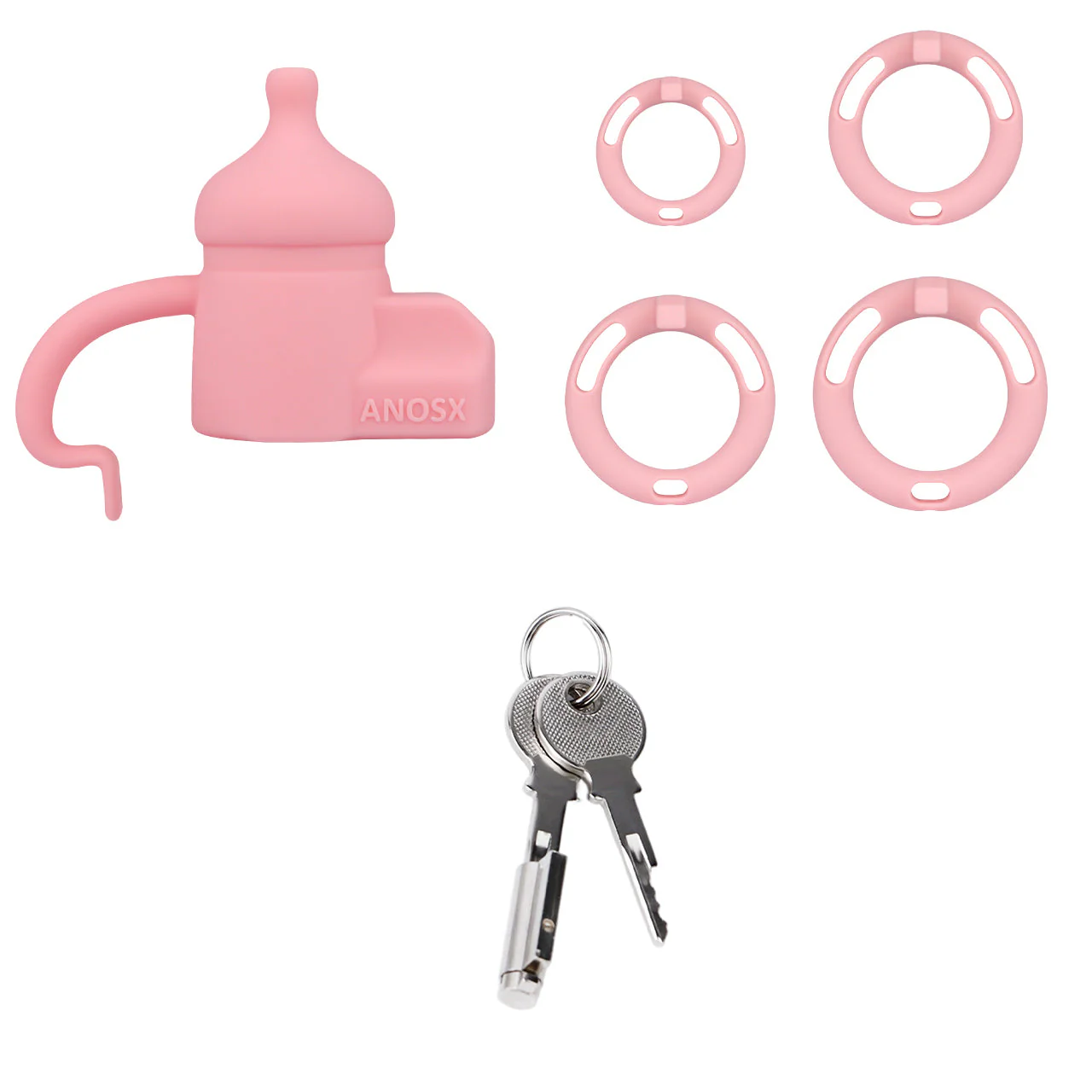 Bottle Silicone Chastity Cage - Image 18
