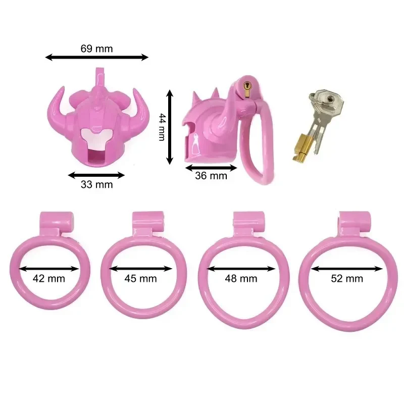 Bullhorn Shaped Chastity Cage - Image 2