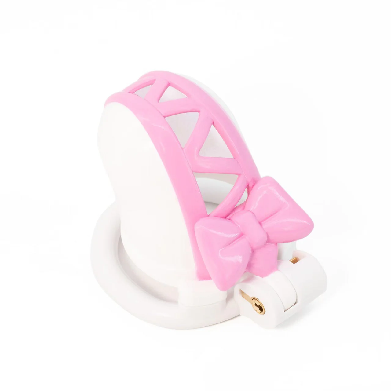 Butterfly Knot Sissy Chastity Cage - Image 2