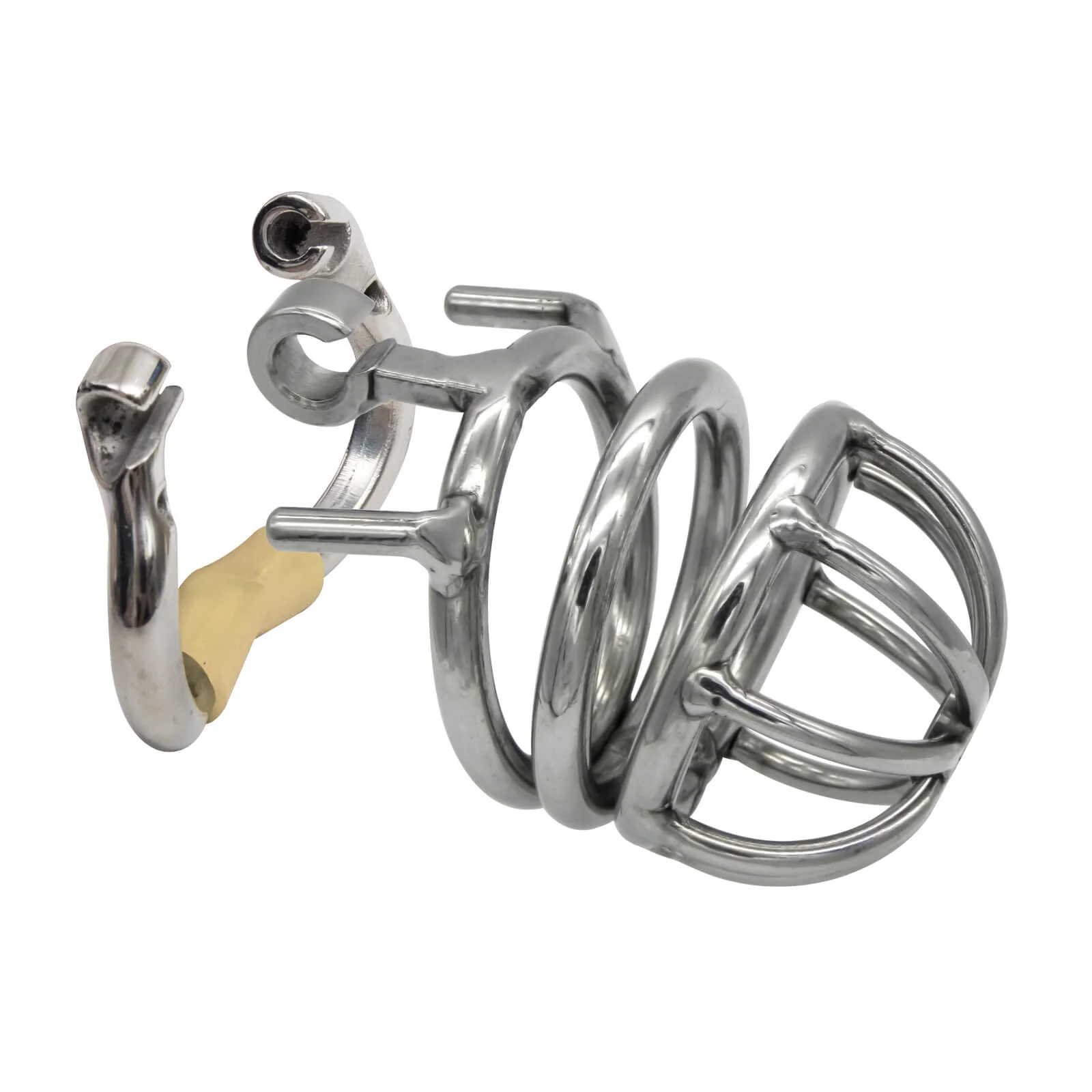 CC11 Stainless Steel Stealth Lock Male Chastity Device - Image 3