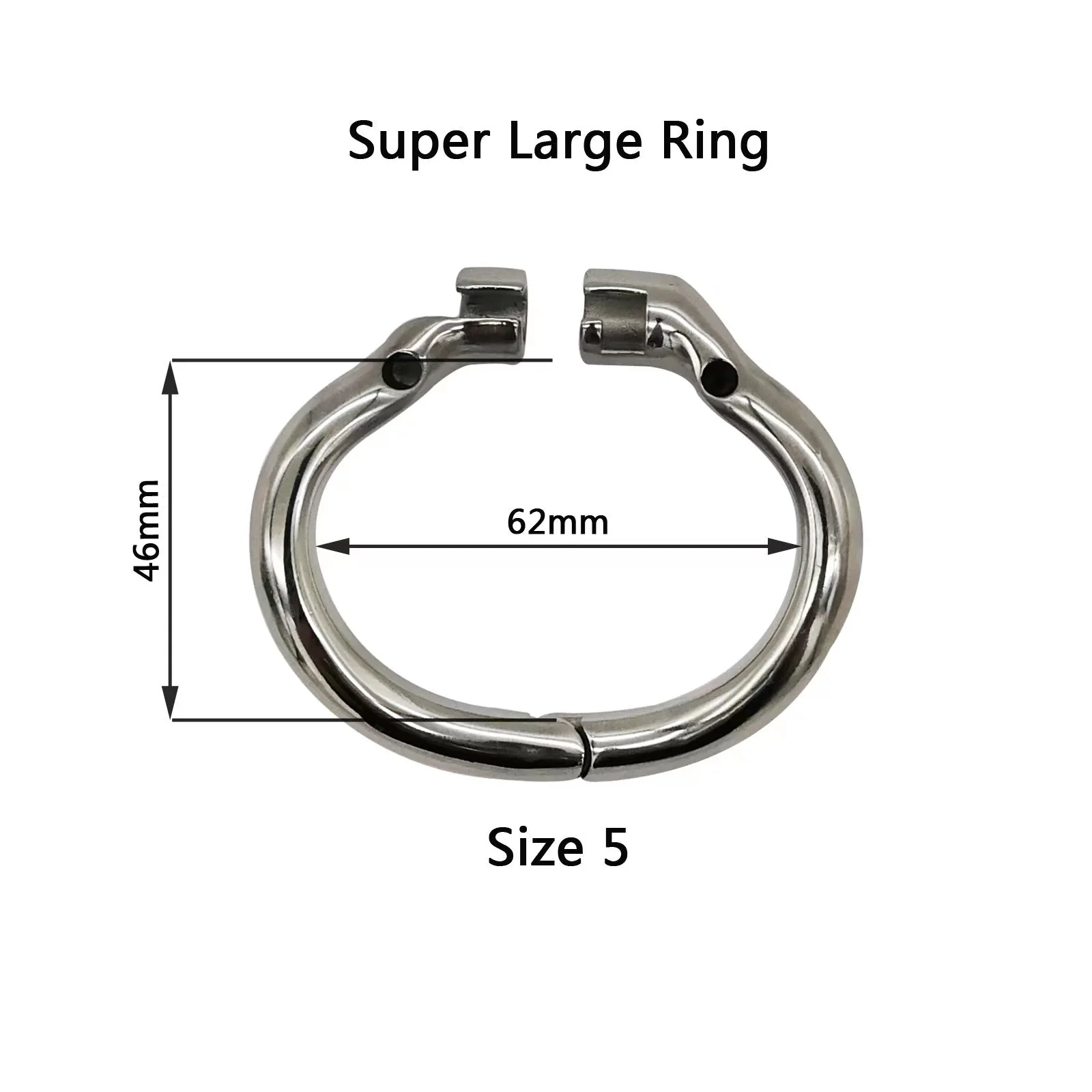 CC11 Stainless Steel Stealth Lock Male Chastity Device - Image 6