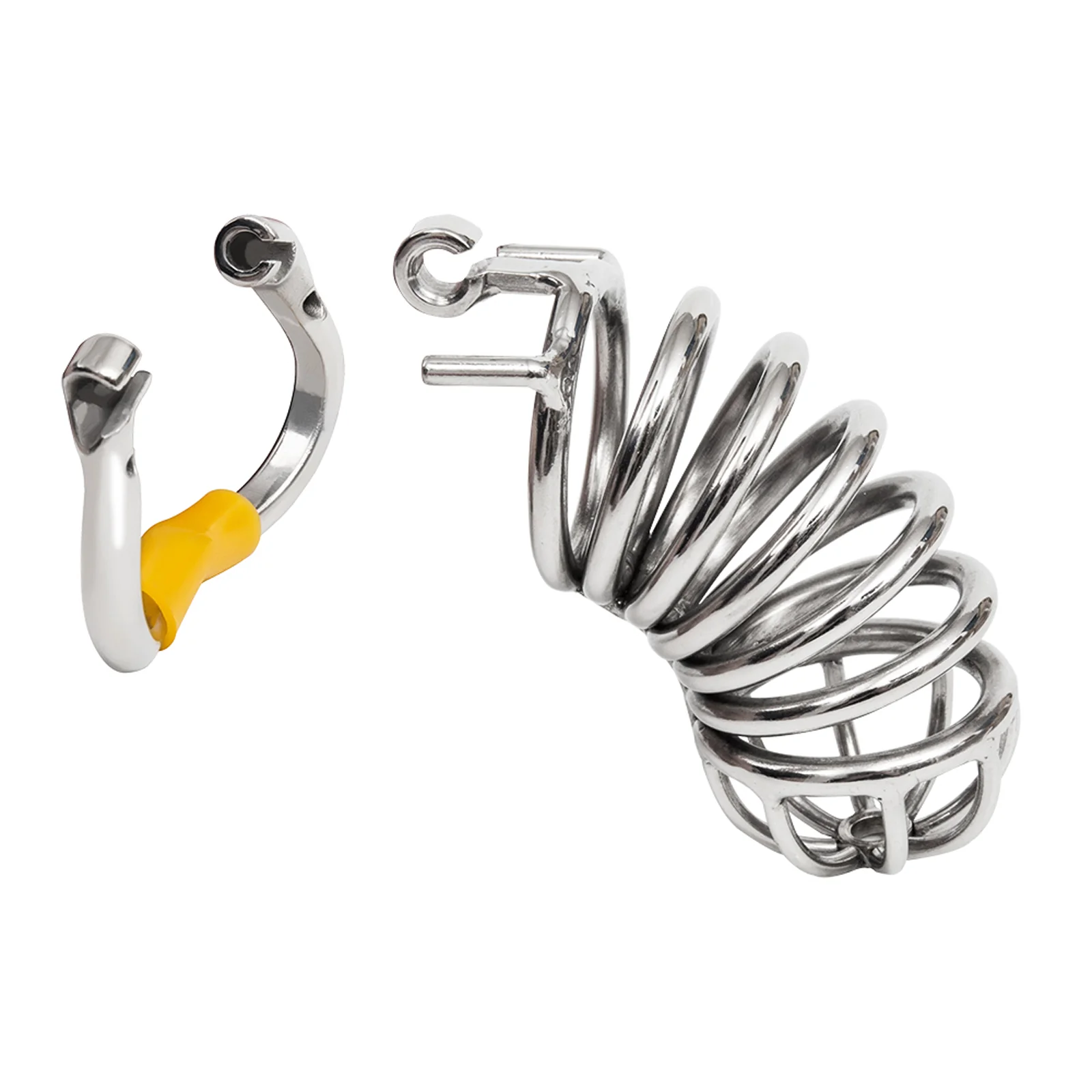 CC25 Stainless Steel Stealth Chastity Device 4.34 Inches Long - Image 3