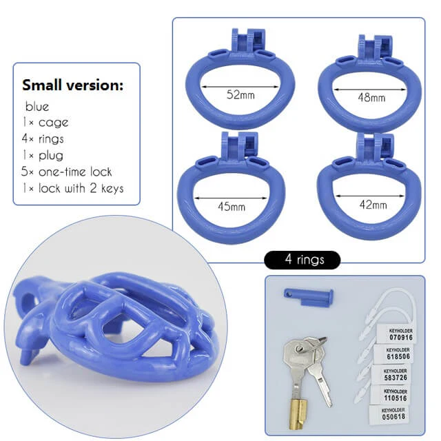 CC72 Lightweight 3D Chastity Cock Cage - Image 11