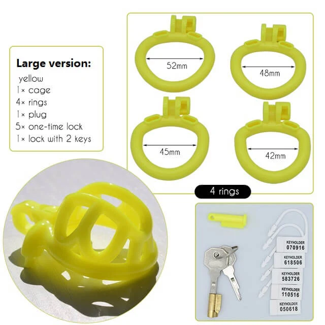 CC72 Lightweight 3D Chastity Cock Cage - Image 4