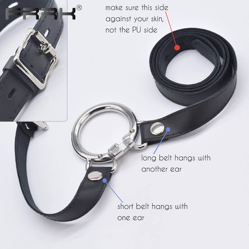 CC75 Bondage Cock Cage with Male Chastity Belt - Image 7