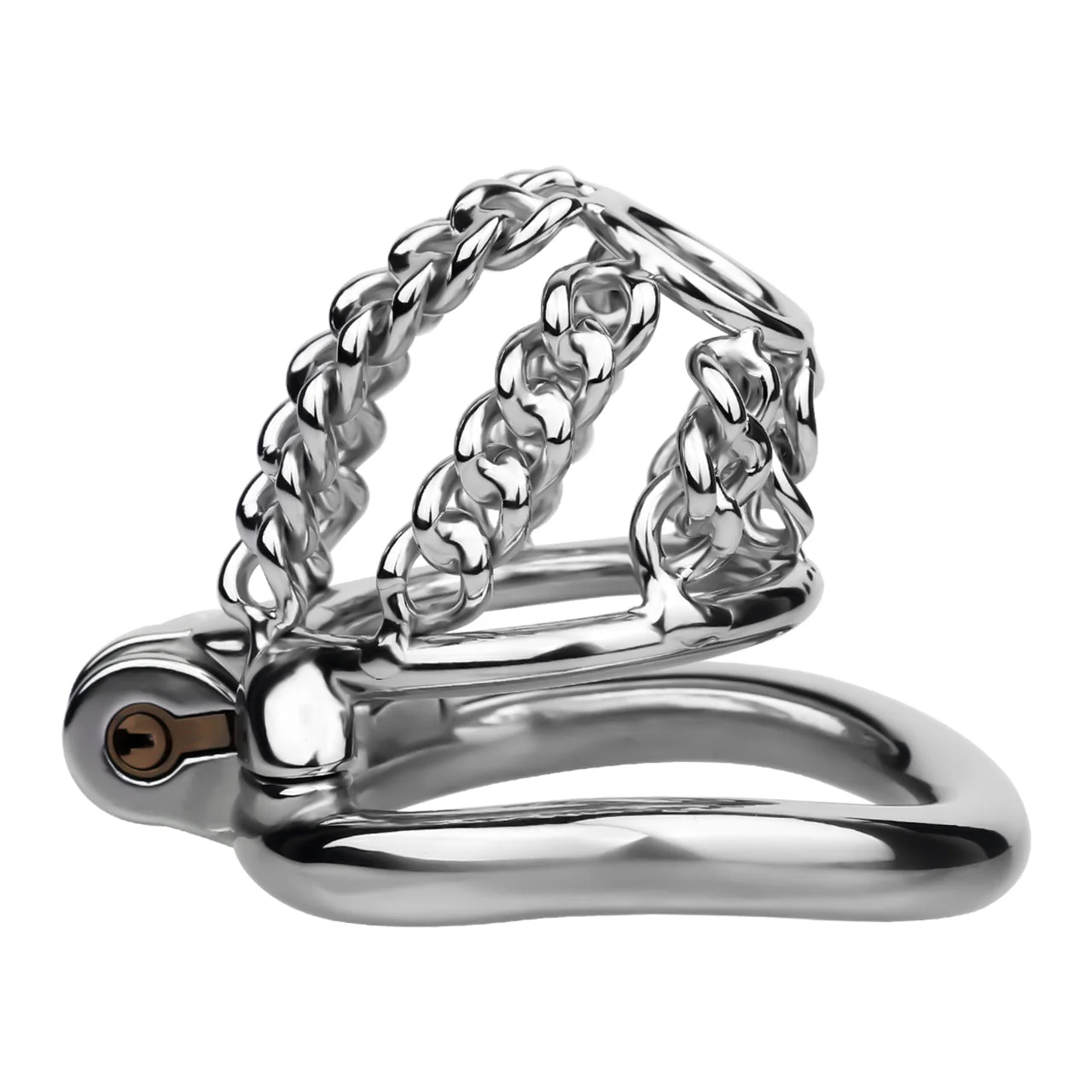 Chainmail Steel Chastity Cage - Image 2
