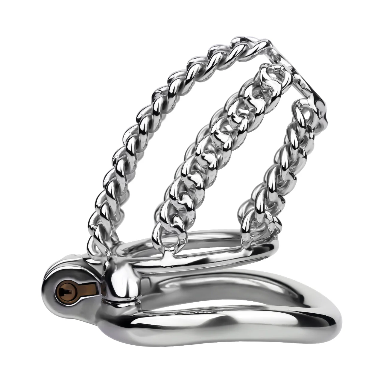 Chainmail Steel Chastity Cage - Image 6