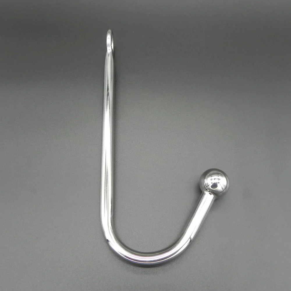 Chrome Plated Anal Hook w/ Ball Hole - Image 5
