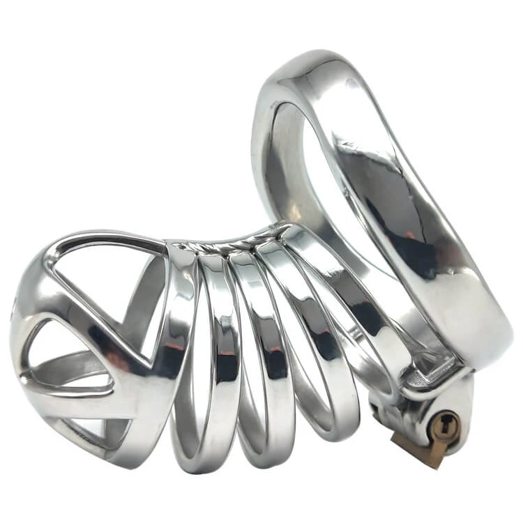 Steel Male Chastity Cage 3.0 inches - Image 3