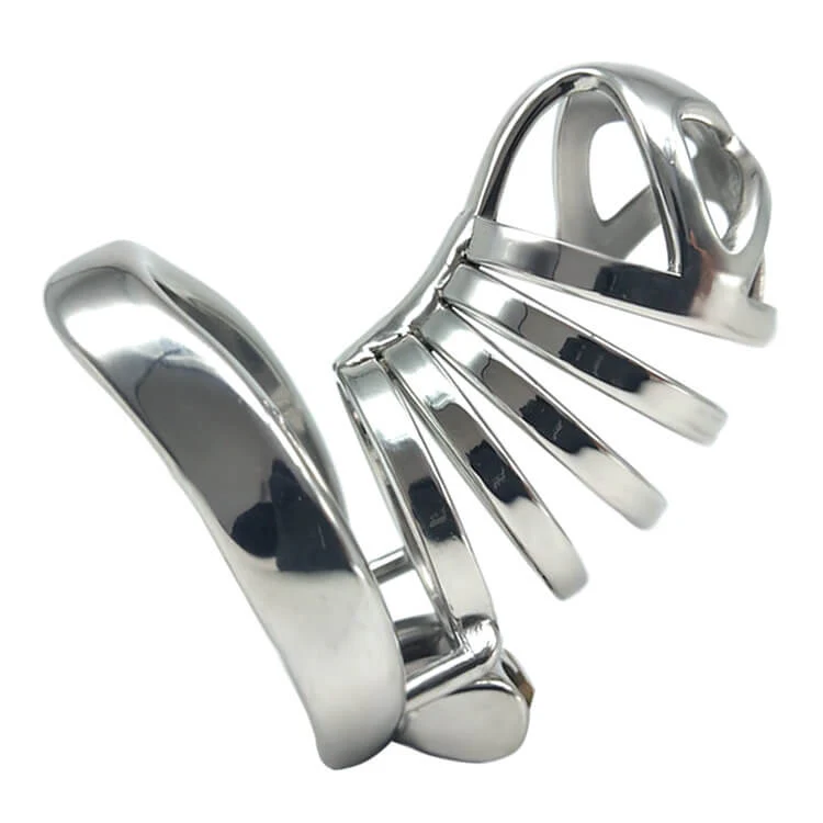 Steel Male Chastity Cage 3.0 inches - Image 4