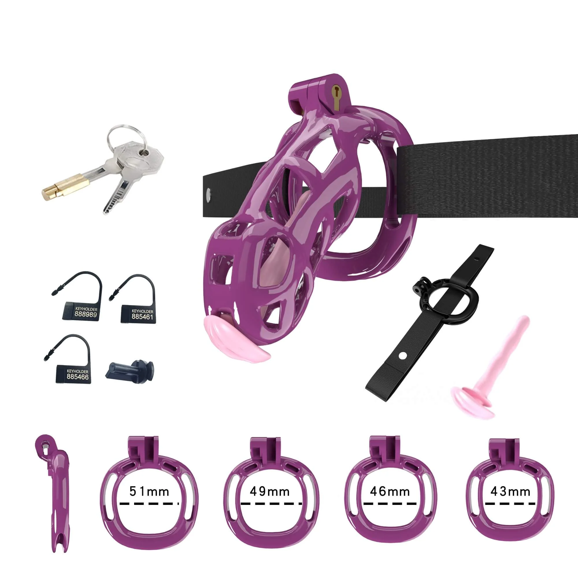 Cobra Chastity Set With Belt - Image 26