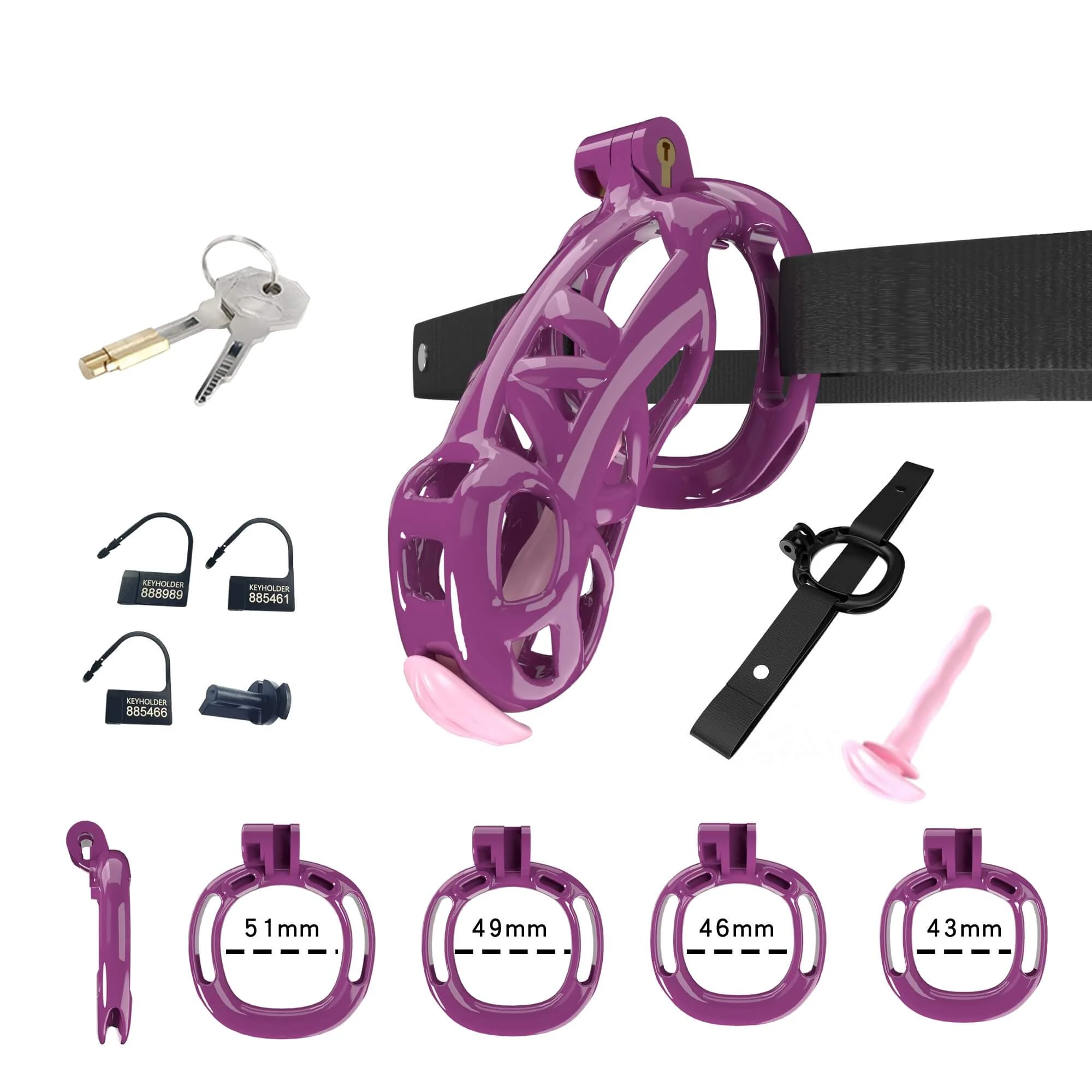 Cobra Chastity Set With Belt - Image 27
