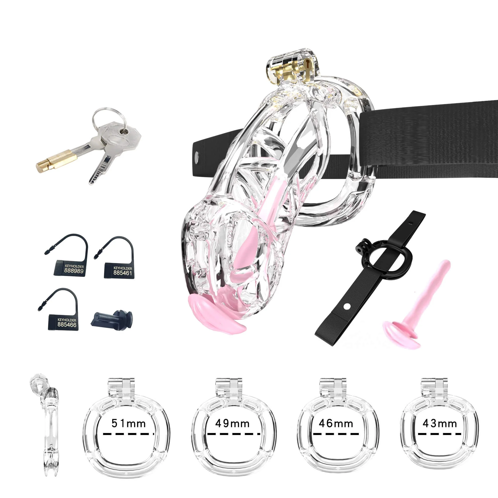 Cobra Chastity Set With Belt - Image 29